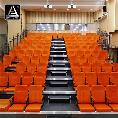 टेलीस्कोपिक ब्लीचर्स सीटिंग